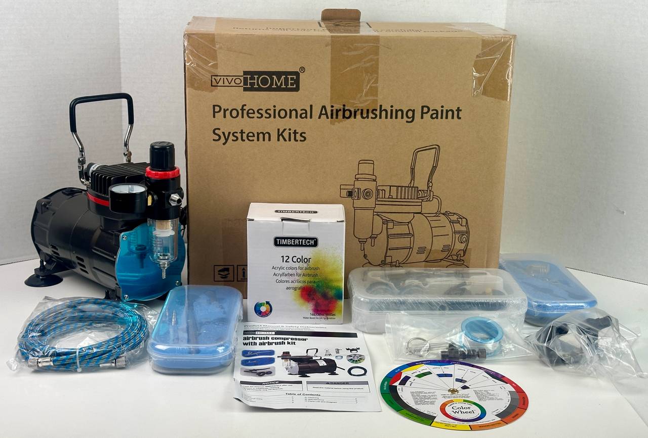 VIVOHOME Professional Airbrushing Paint System Kit NEW