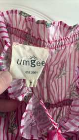 Hippy Fashion Striped Floral Smocked Dress - Image 4