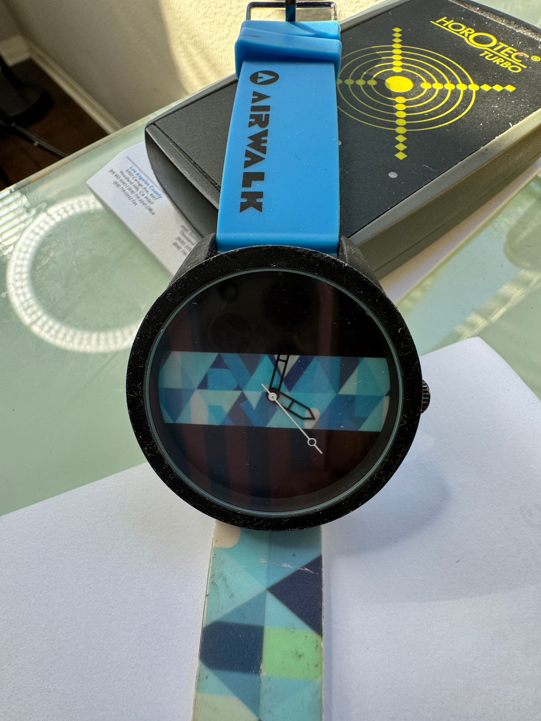Airwalk Geometric Pattern Watch