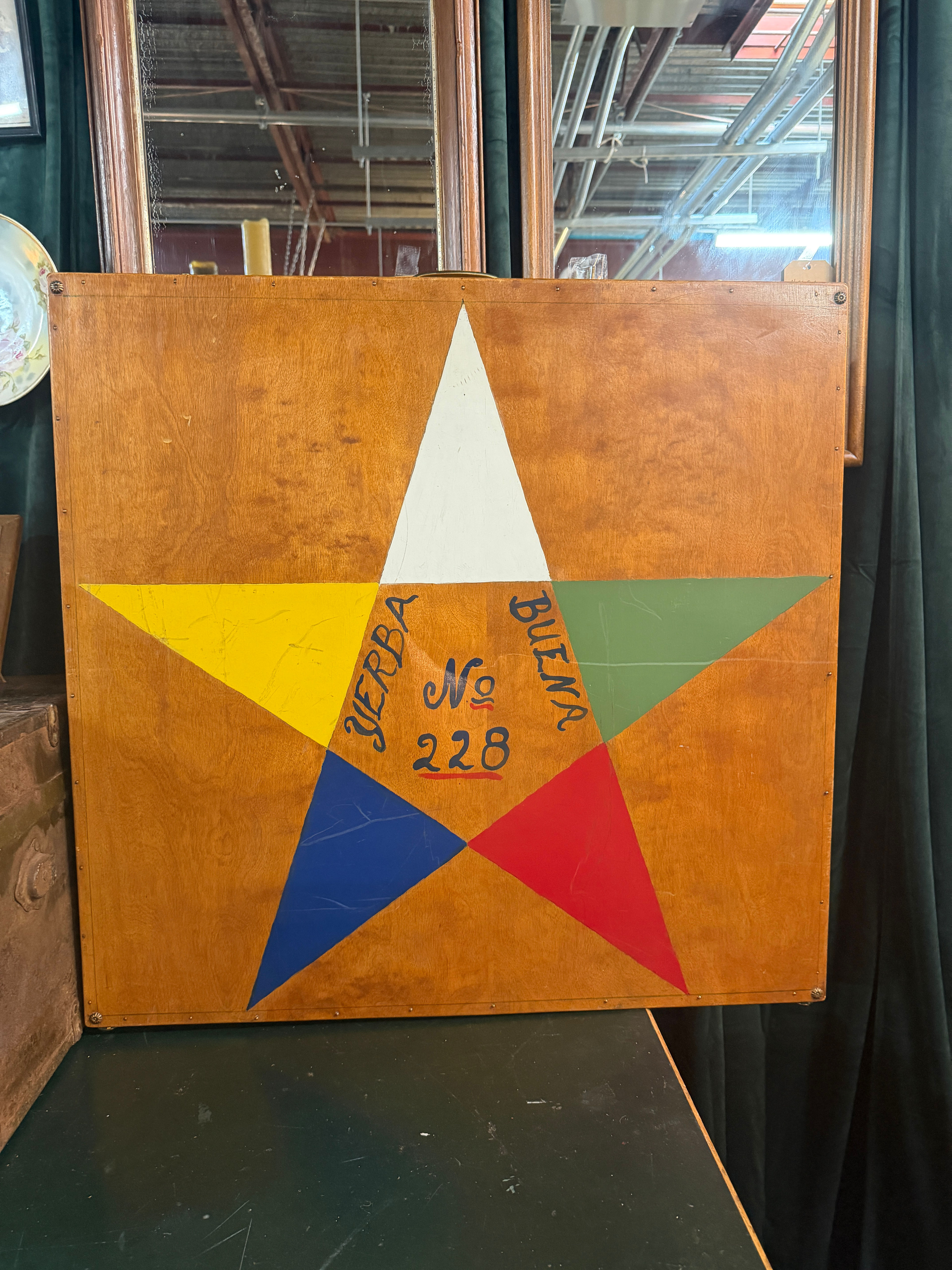 Order of the Eastern Star Lodge Wood Star & Carrying Case - Yerba Buena 1961 - Image 10