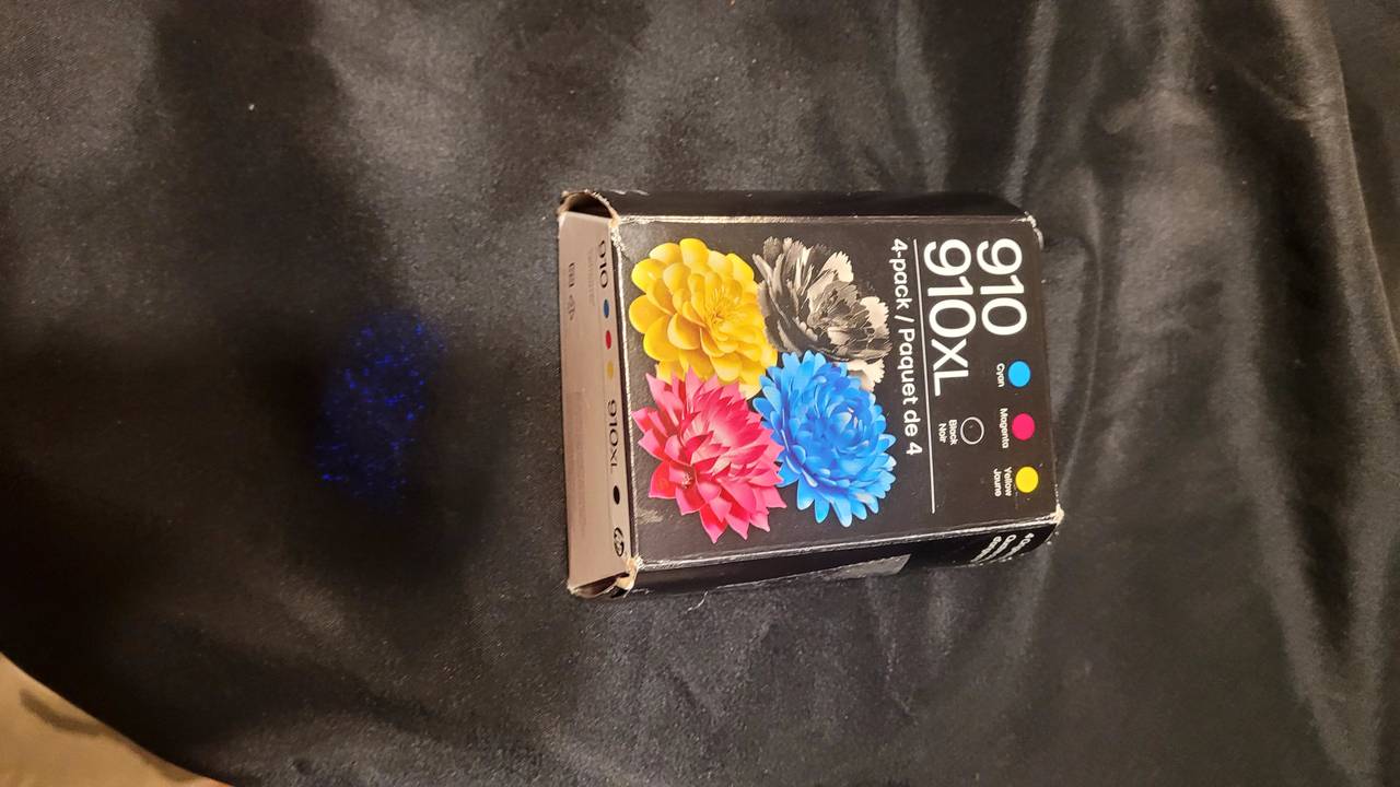 HP 910XL Black/Cyan/Magenta/Yellow 4-pack Ink Cartridges