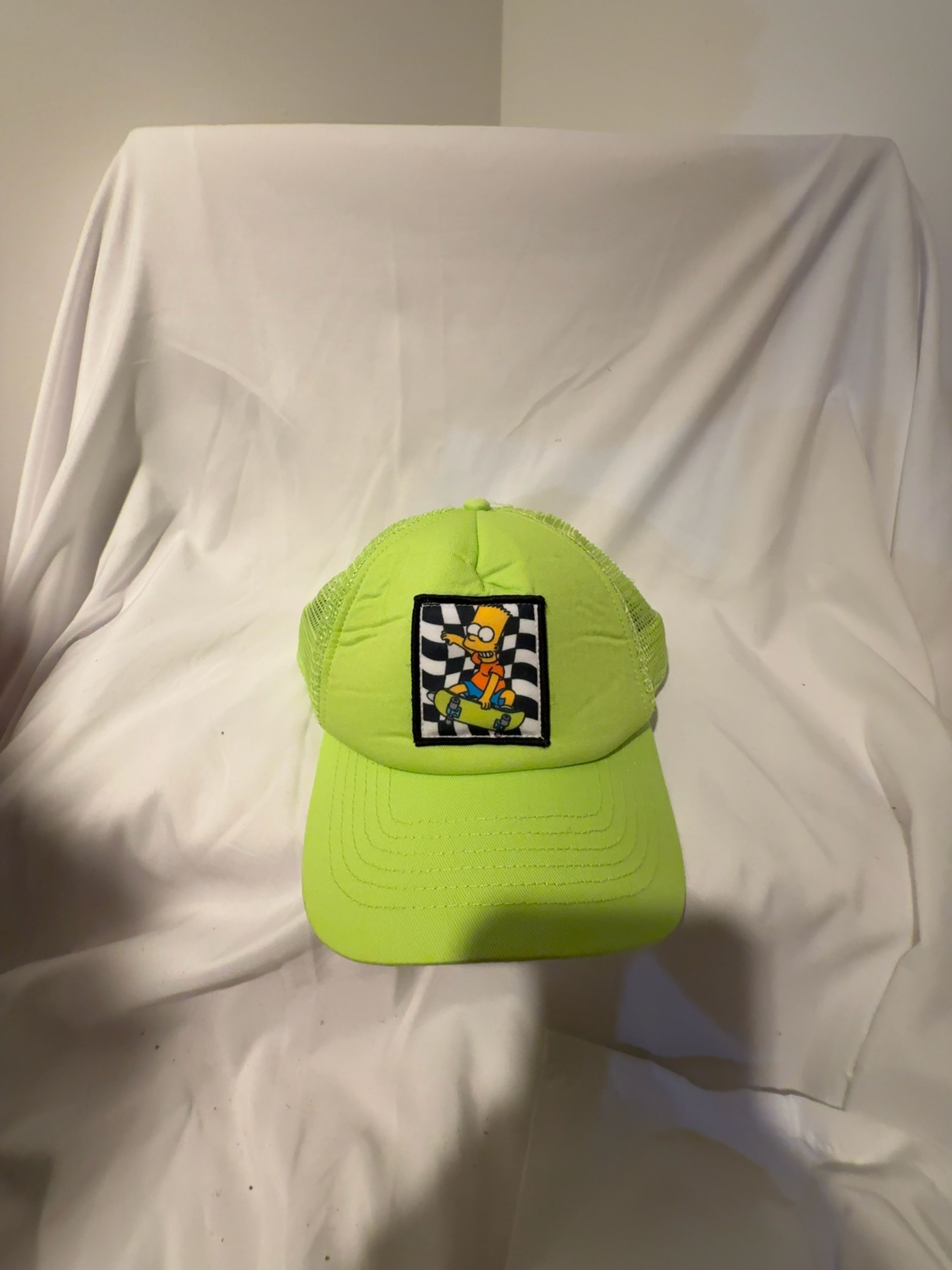 The Simpsons Bart Simpson Neon Green Trucker Hat