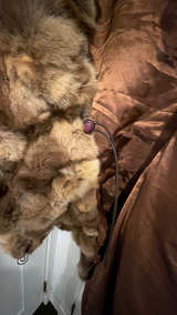 Mr Biggs Brown Fur Coat X-Large Women’s Ladies Men’s Unisex Statement Jacket - Image 6
