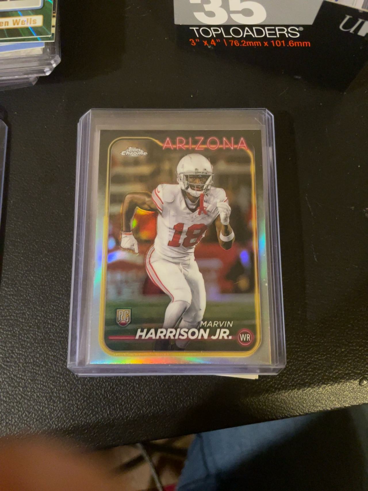 Topps Chrome 2024 Marvin Harrison Jr Refractor #204 Cardinals