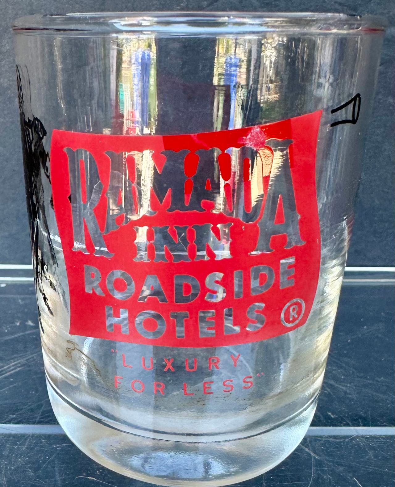 Ramada Inn Roadside Hotels Vintage Shot Glass
