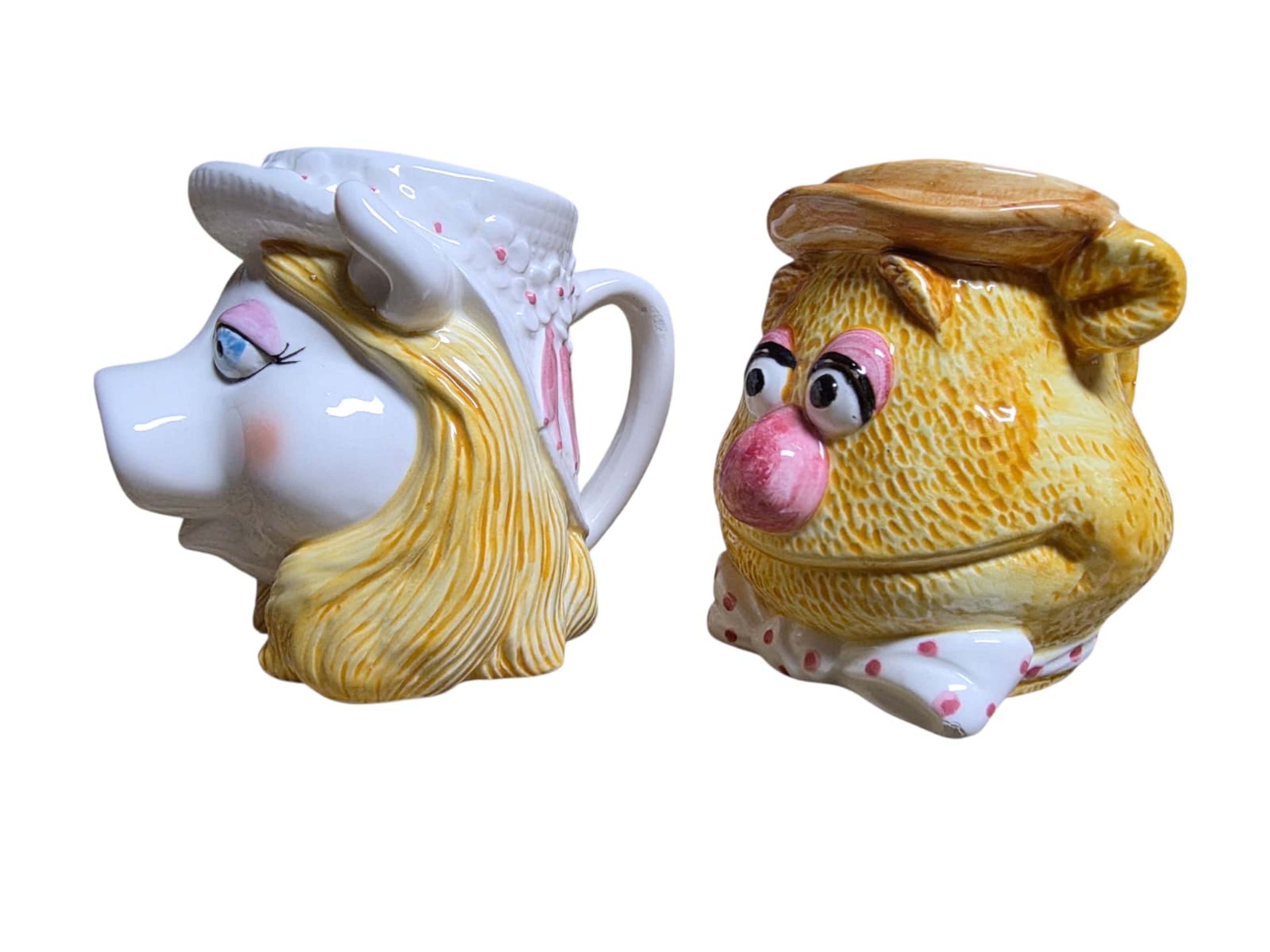 Sigma the Tastesetter Muppets Ceramic Mugs Miss Piggy & Fozzie Bear - Image 5