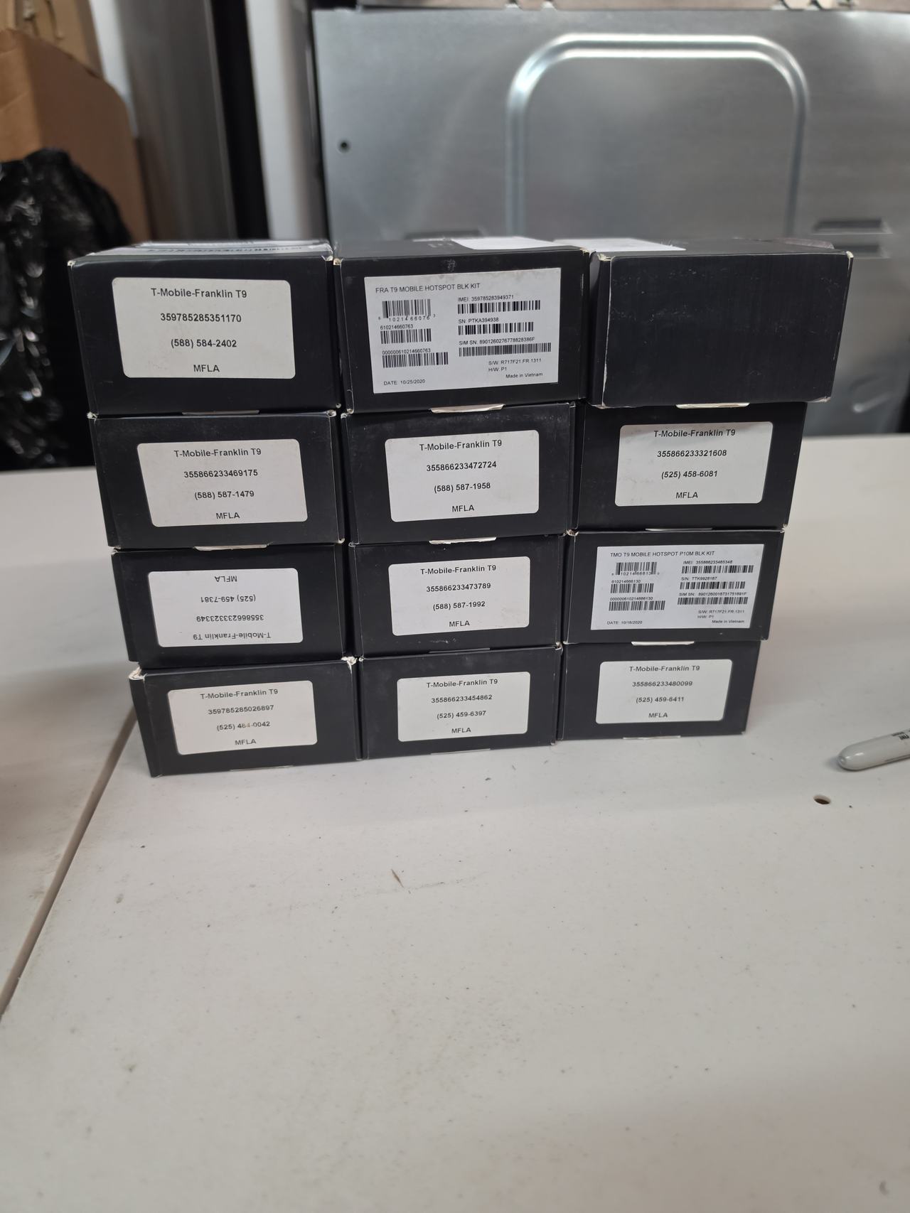 lot of 12 Franklin T9 Mobile Hotspot