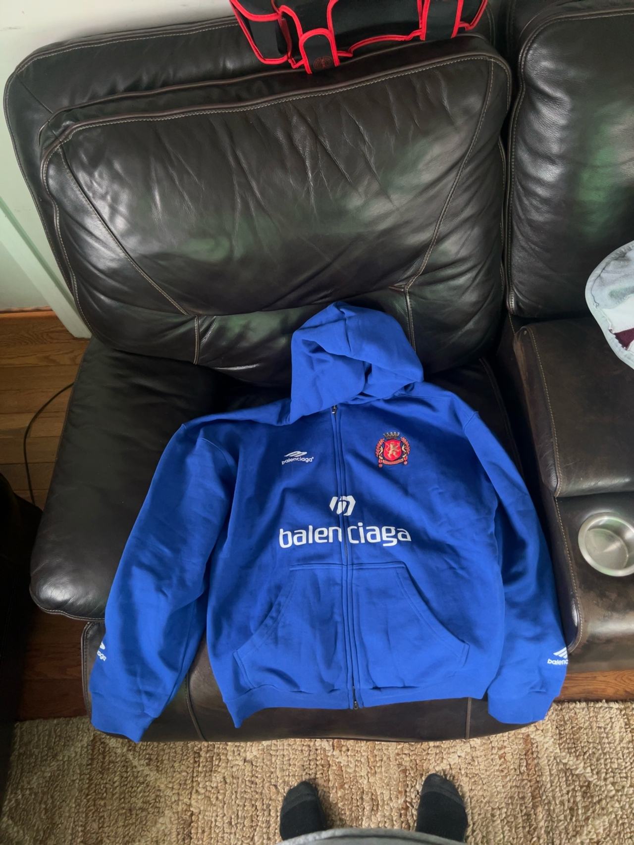 Balenciaga Soccer Zip-up Hoodie