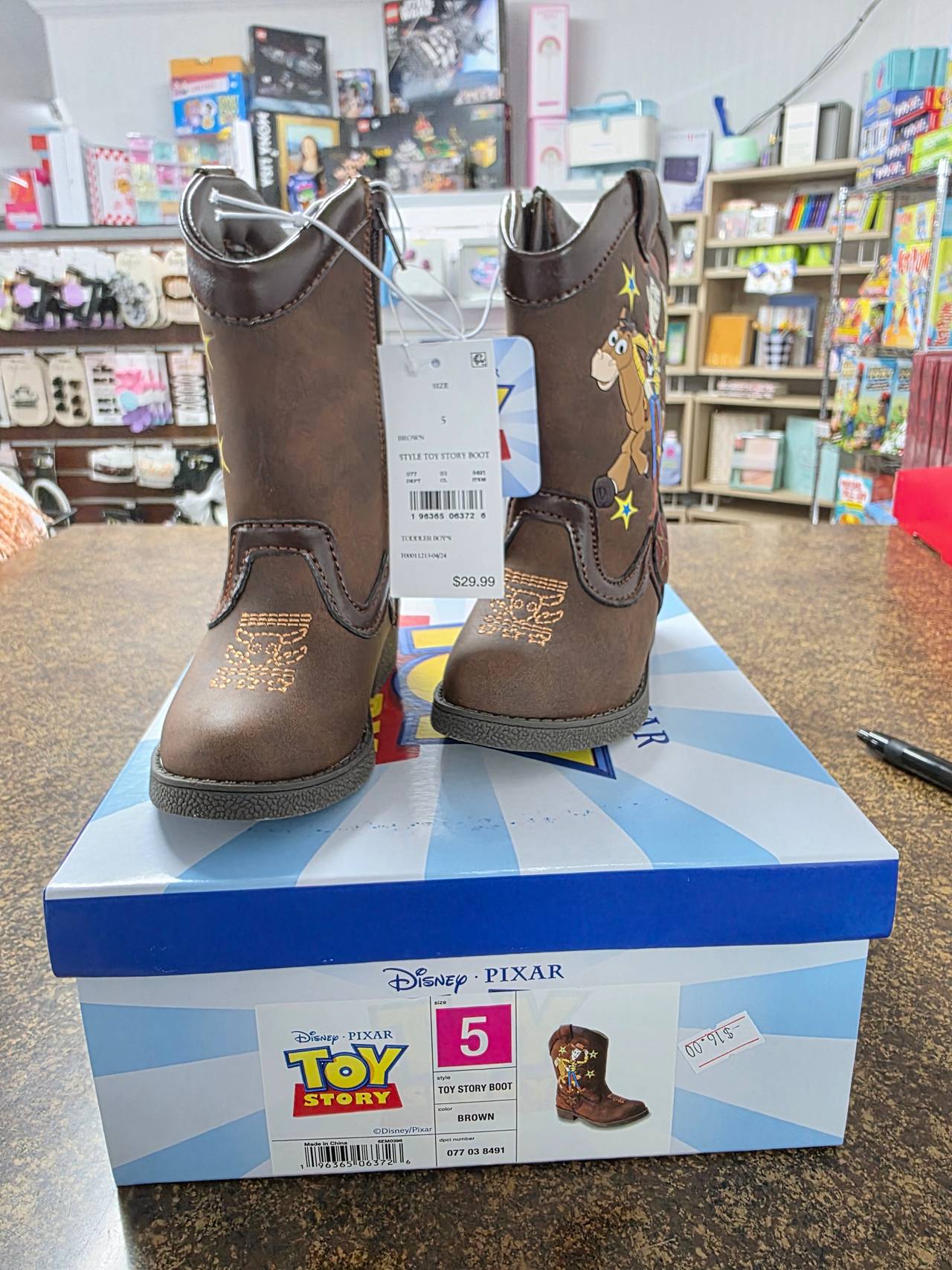 Disney Pixar Toy Story Woody & Bullseye Cowboy Boots