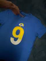 Nike Los Angeles Rams Matt Stafford #9 T-Shirt Blue Large - Image 3