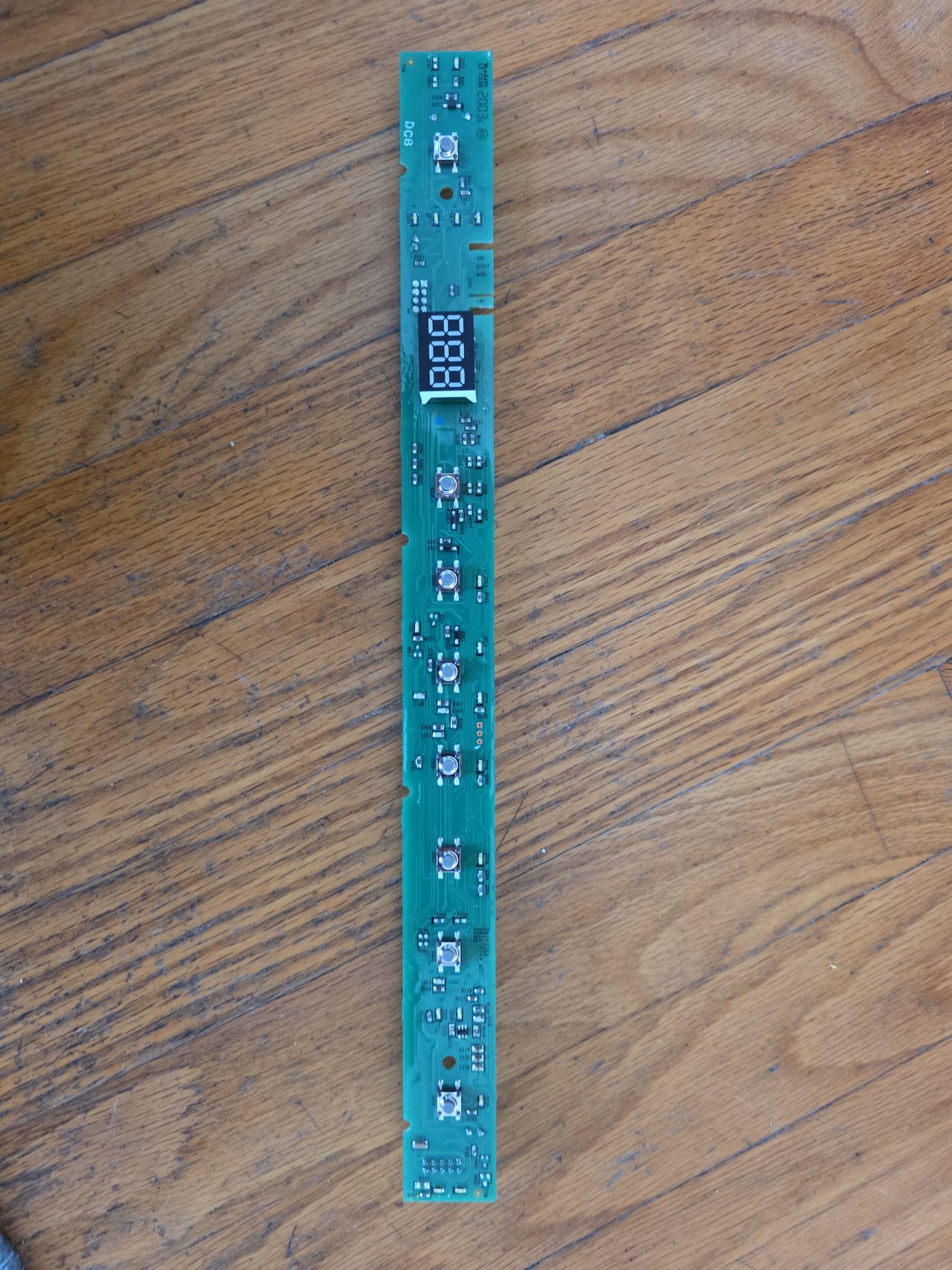 GE WD21X25726 Dishwasher User Interface Control Board