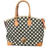Dooney & Bourke Gingham Satchel - Image 1