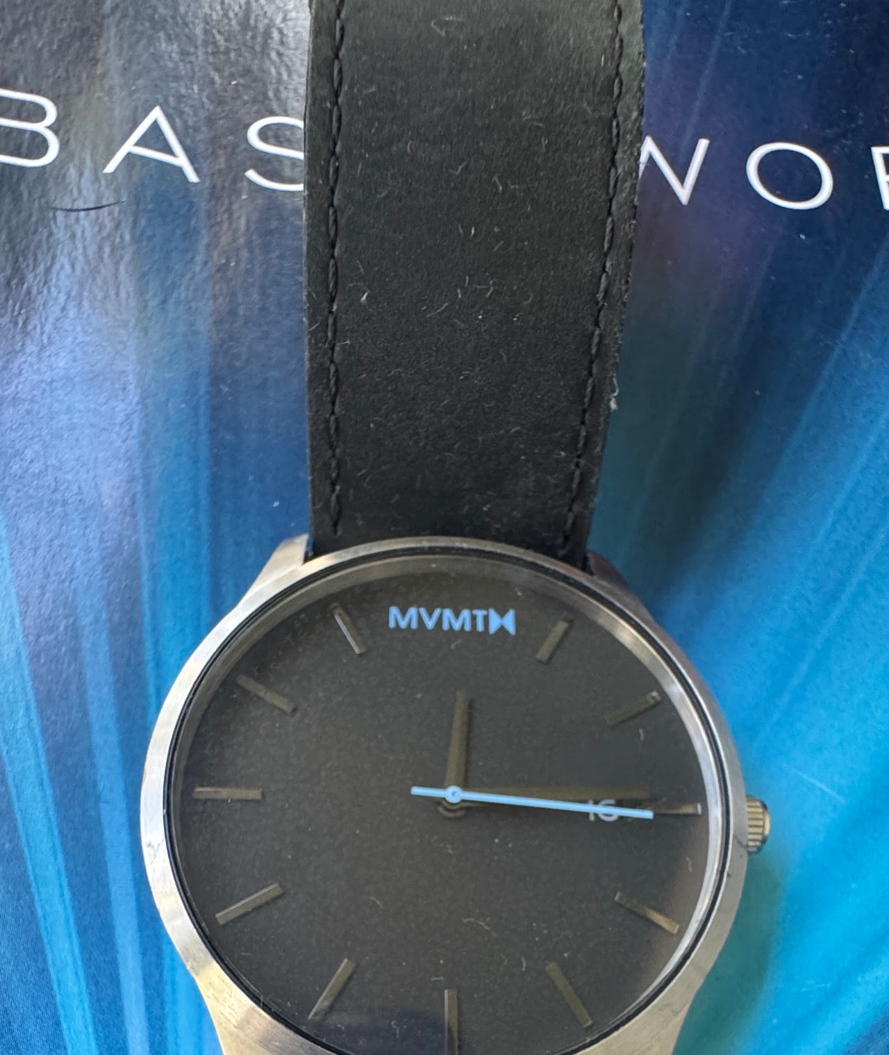 MVMT Classic Black Silver Watch