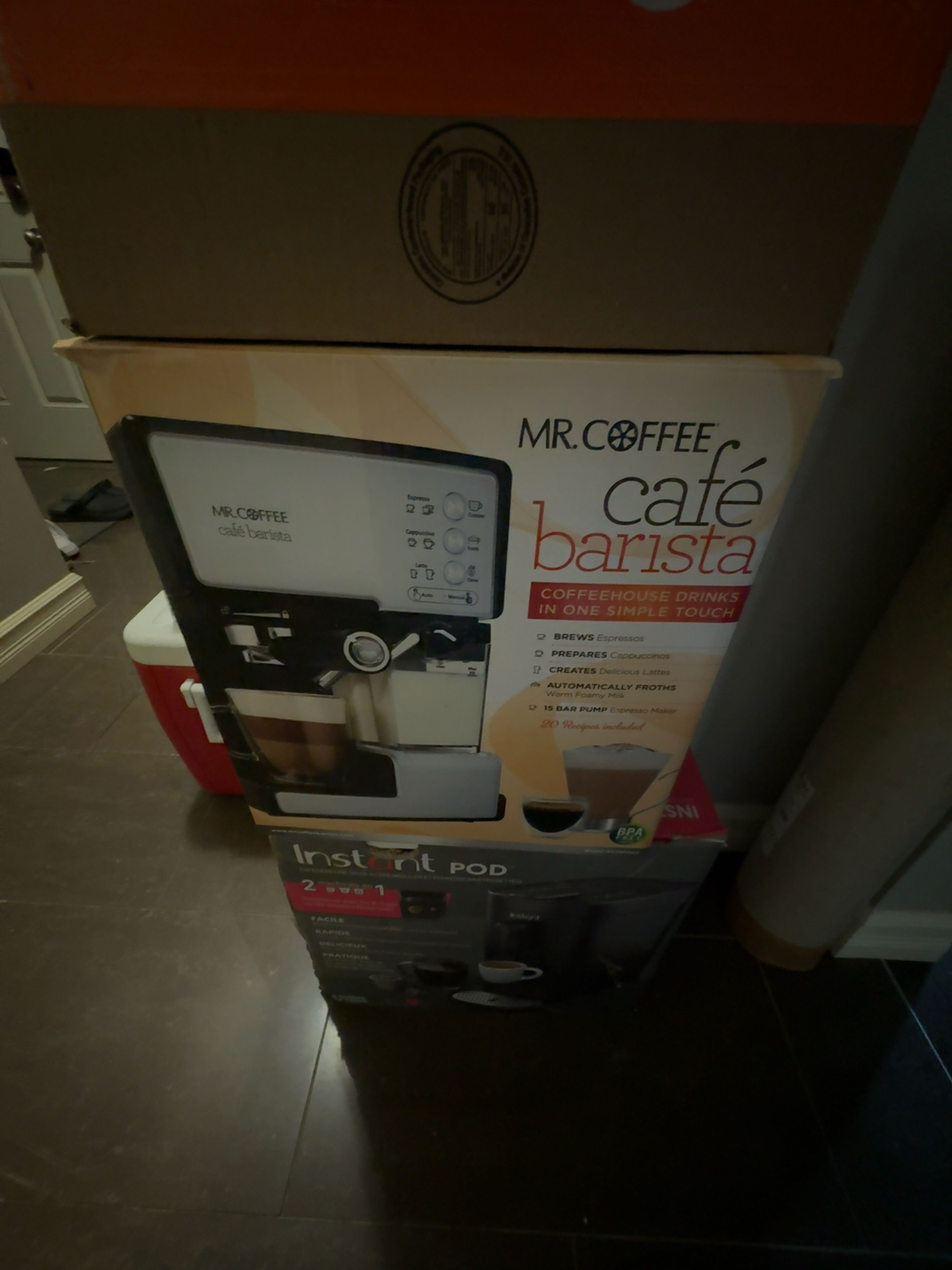 Mr. Coffee Cafe Barista Espresso & Cappuccino Maker Red