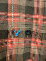 American Eagle Plaid Flannel Shirt - Image 3