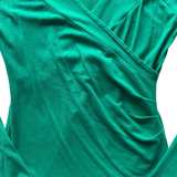 Derek Heart Green Long Sleeve Surplice Wrap Top - Image 5