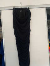 City Chic Black Ruched Maxi skirt and top - Image 1