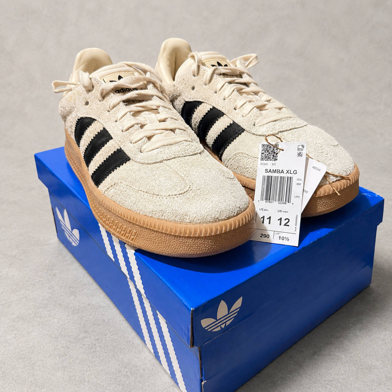 adidas Samba XLG Wonder White Black Gum
