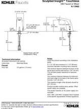 Kohler K-13462-CP Sculpted Single-Hole Touchless AC-Powered Bathroom Sink Faucet - Image 5