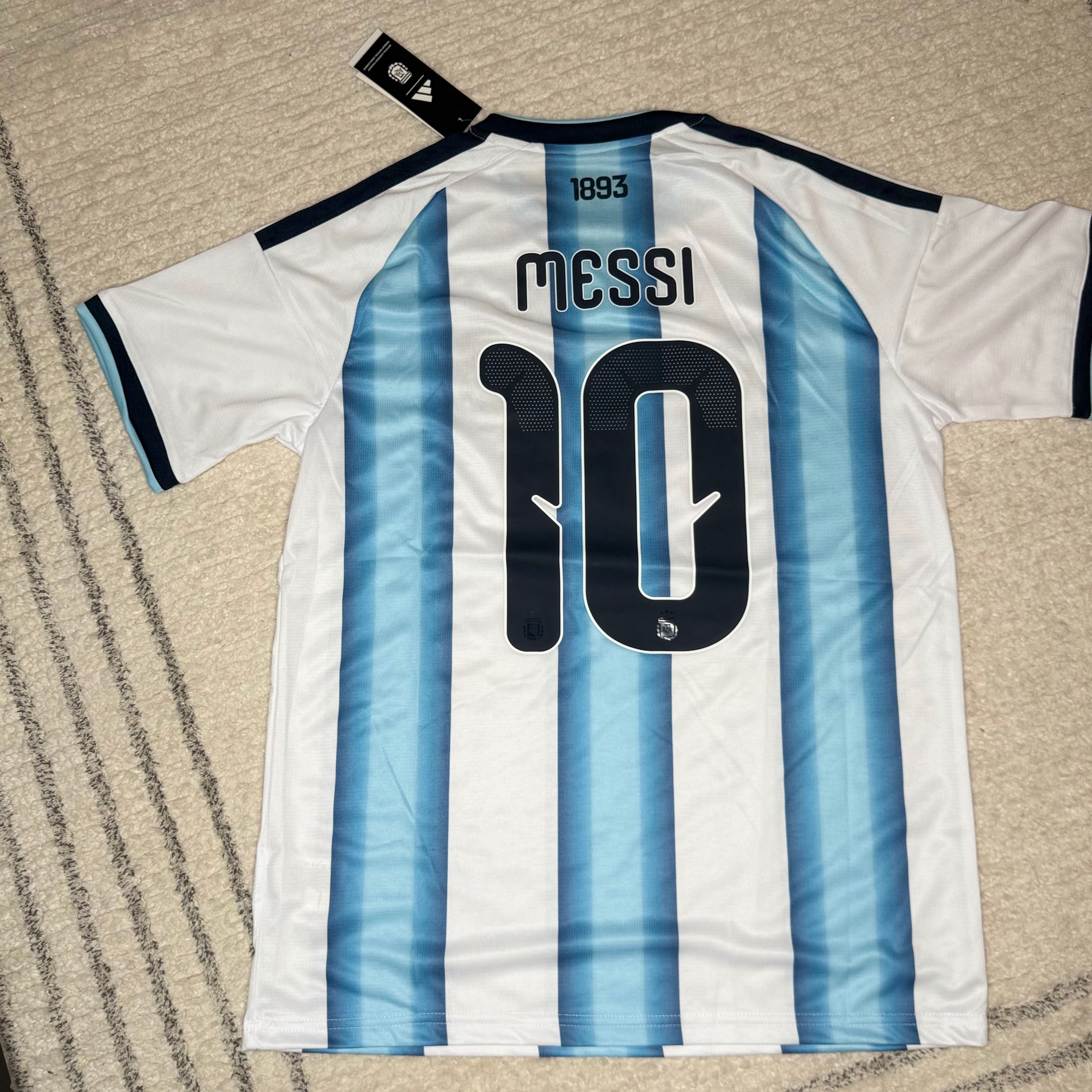 adidas Argentina 2026 Home Messi Jersey White - Image 2