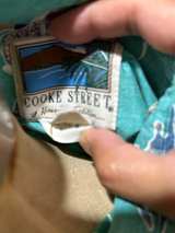VINTAGE Cooke Street Hawaiian Shirt - Teal Under the Sea Print - Men's Large - Image 2