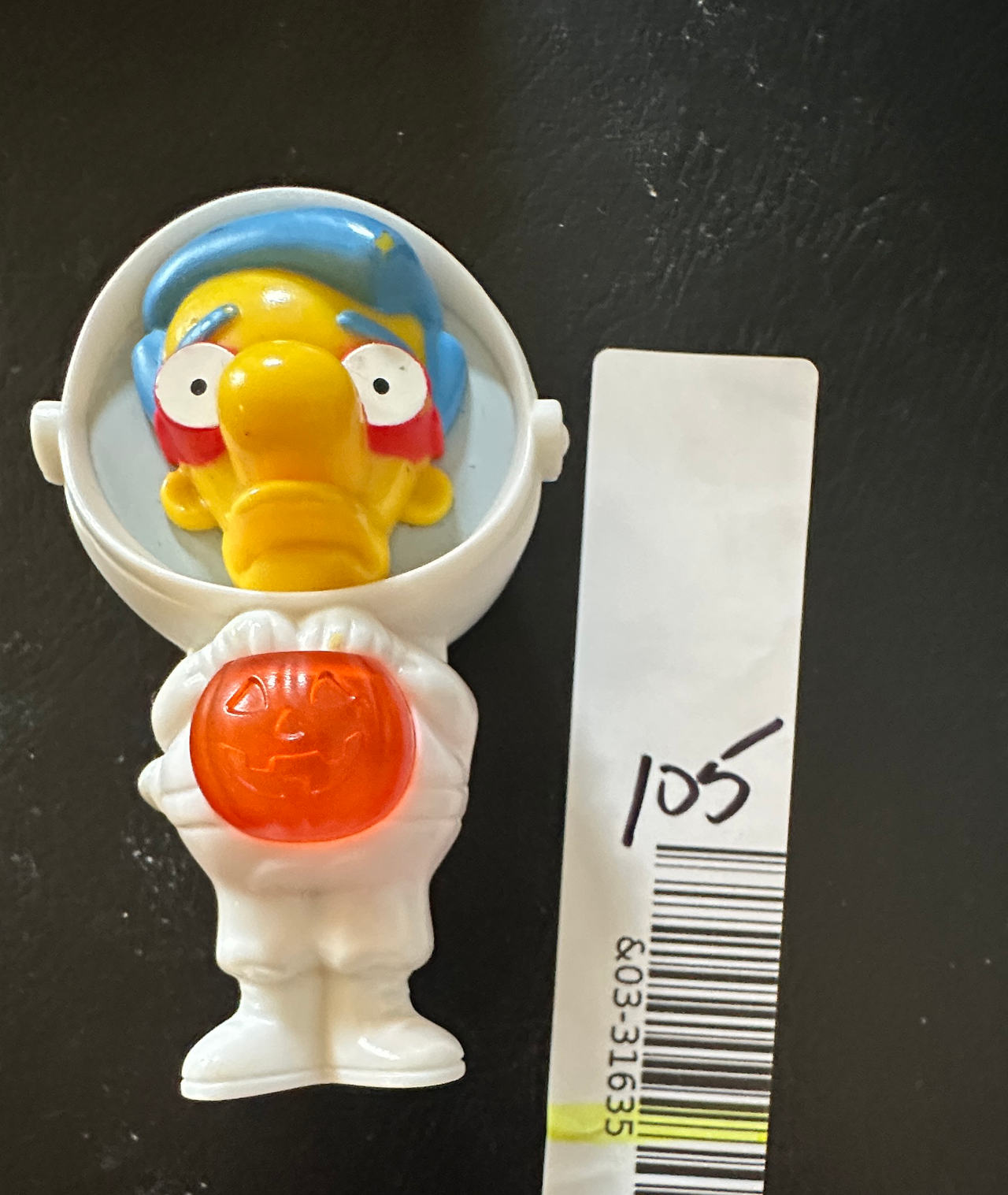 The Simpsons Treehouse of Horror VII Milhouse Astronaut Toy