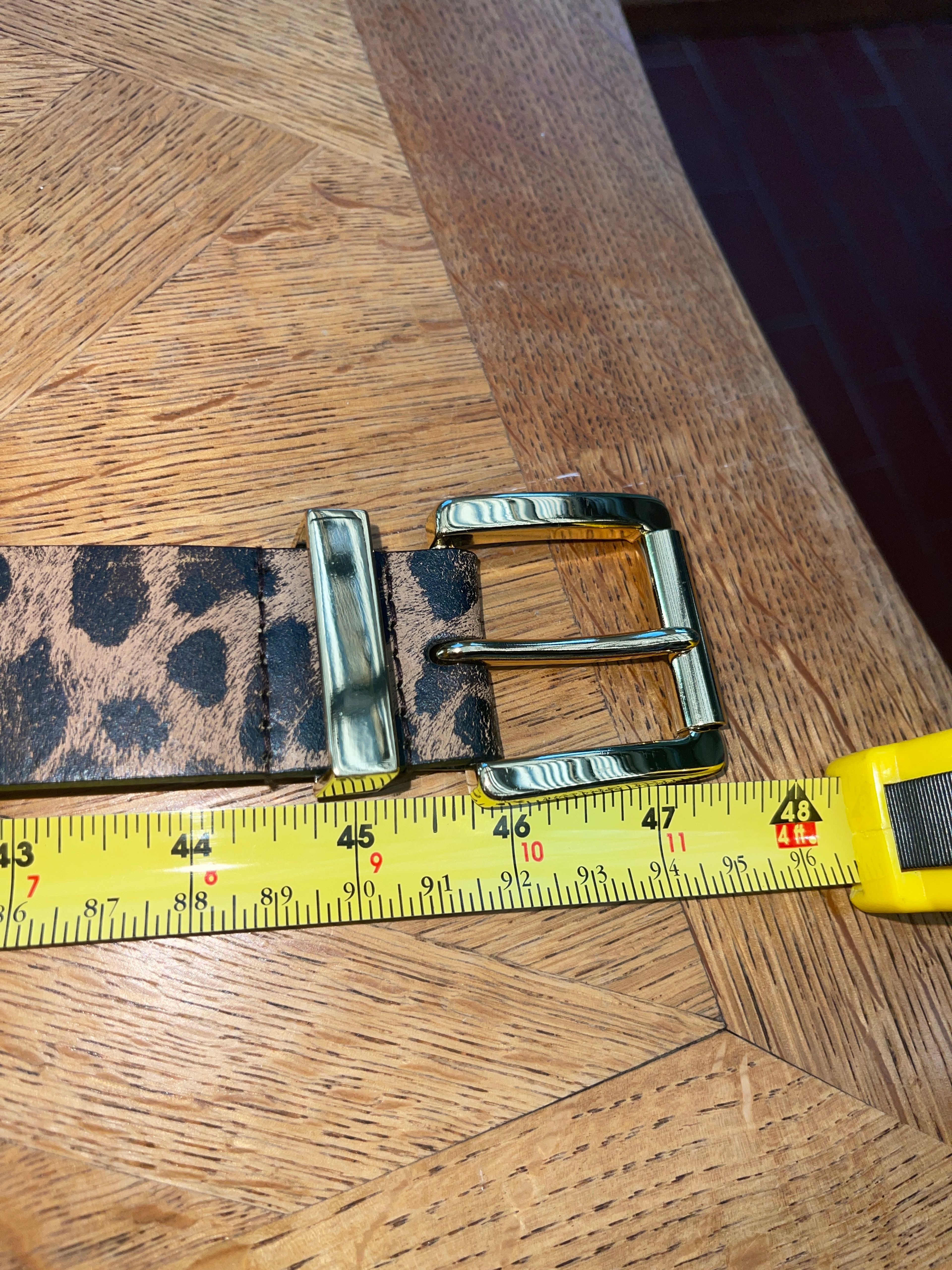 Michael Kors Leopard Print Belt size XL GUC  - Image 3