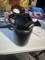Stainless Steel Insulated Water Bottle Black Canister TAKE AWAY Lid and Hand - Image 2