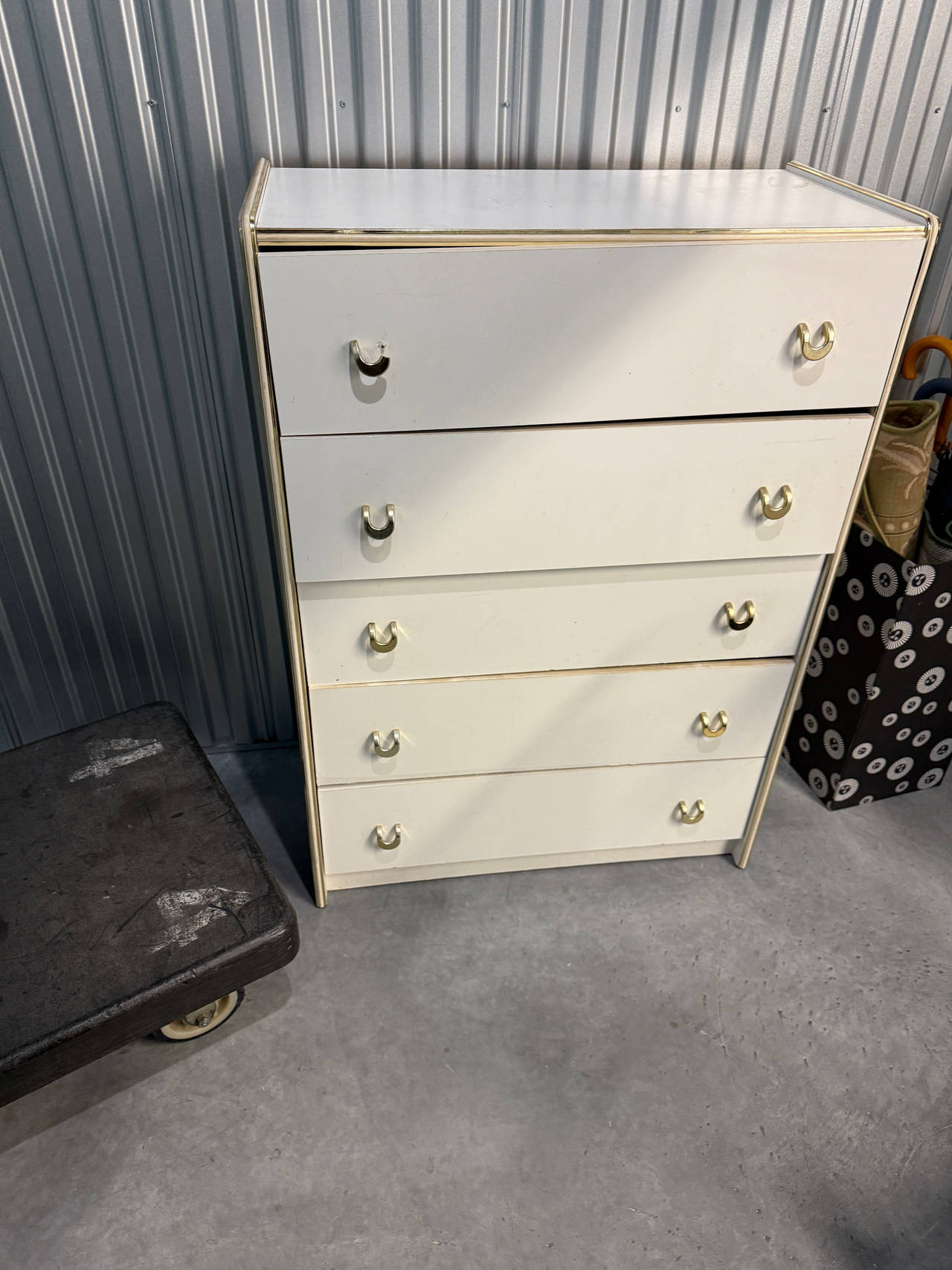 White 5-Drawer Dresser