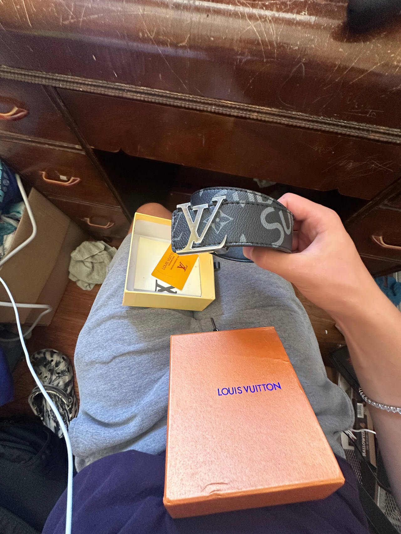 Louis Vuitton x Supreme Belt