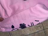 Pink Rose Japanese Text Hoodie - Image 5