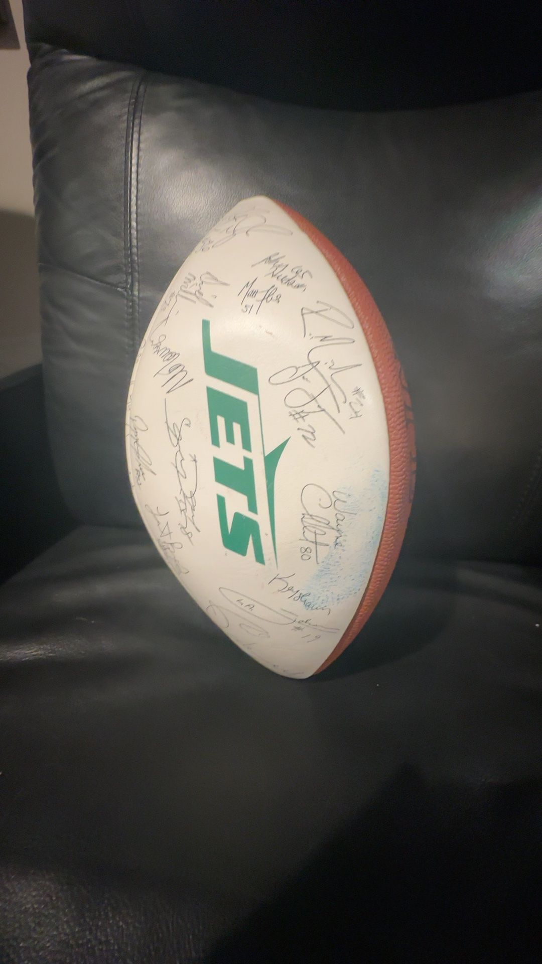 New York Jets Signature Football