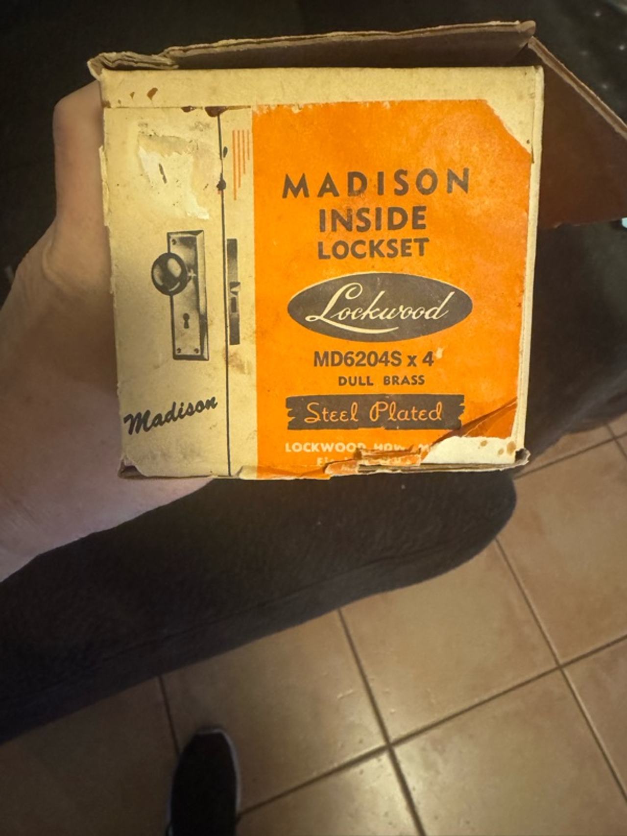 Kwikset Vintage Adjustable Sliding Door Lock