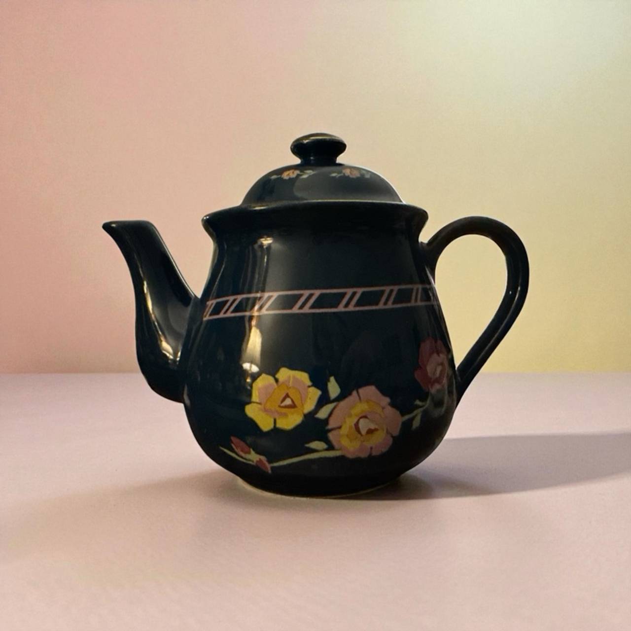 Sarma Studios Lattice Rose Teapot