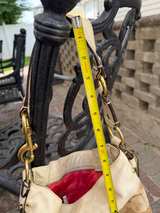 Coach Signature Zoe Hobo Bag NEEDS TO BE CLEANED HAS EXTERIOR STAINS - Image 6