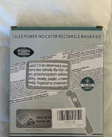 12LED Rechargeable Rectangular Handheld Magnifier - Image 1