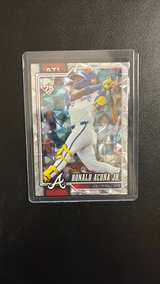 2022 Topps Ronald Acuna Jr. #250 Silver Ice Foil Parallel - Image 2