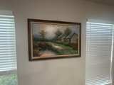 Martino Cottage Landscape Oil Painting - Image 2