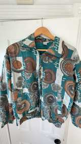 Fuda International Vintage Silk Bomber Jacket Medium Retro 1980s 80s - Image 1