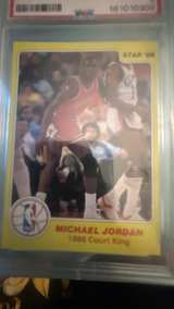 1986 Star Court Kings Michael Jordan #18 PSA 8 - Image 2