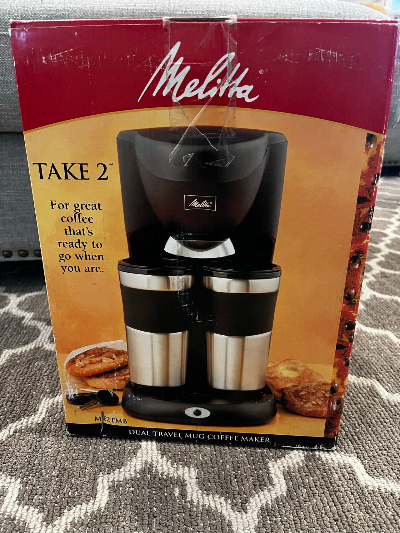 Melitta Take 2 Dual-Travel Mug Coffee Maker
