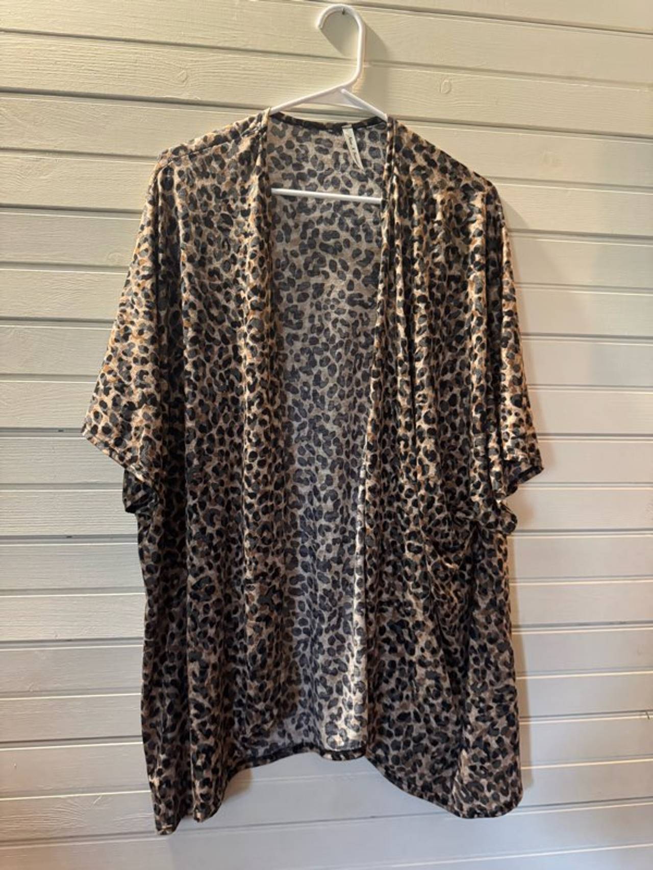 Leopard Print Kimono Cardigan