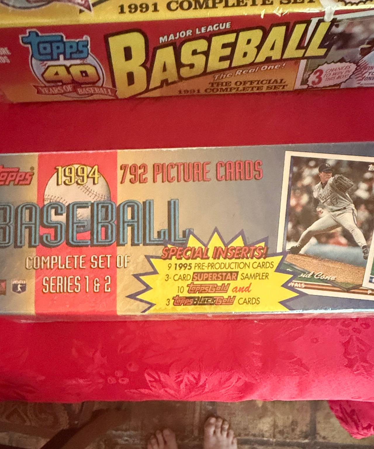 1994 Topps Baseball Complete Set Series 1 & 2