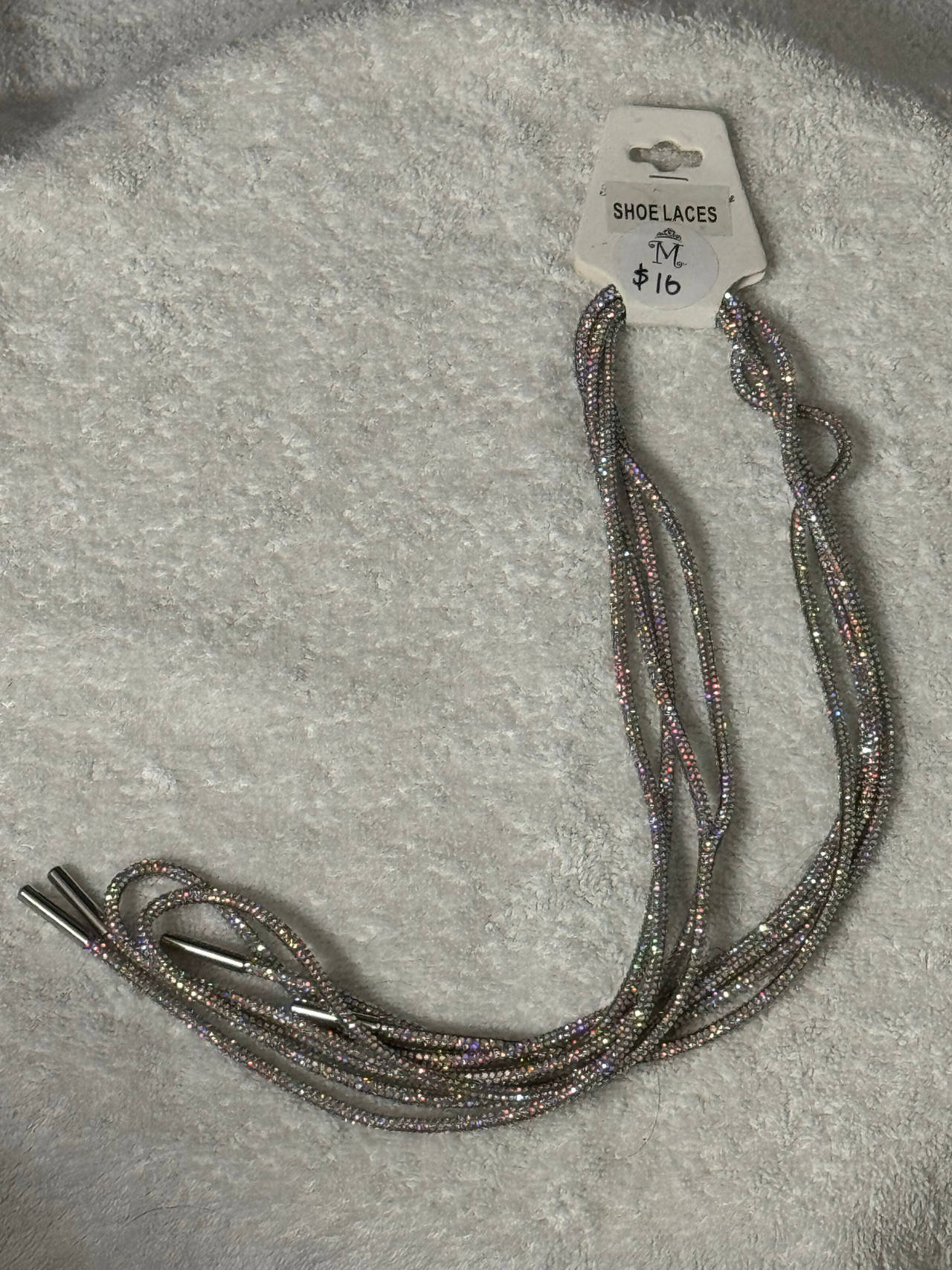 Glitter Rhinestone Crystal Shoelaces