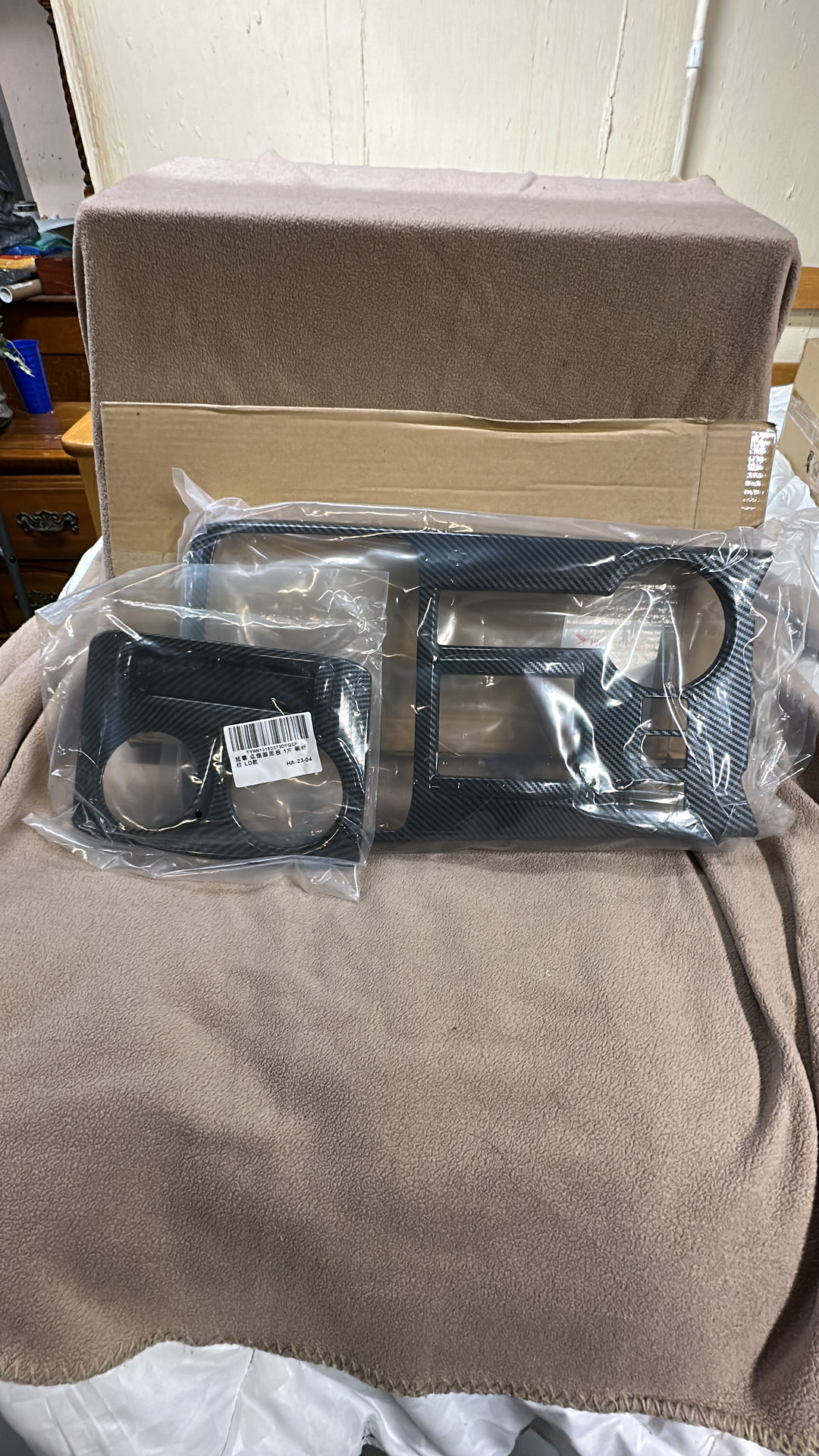 Carbon Fiber Style Interior Dash Trim Kit for Jeep Wrangler TJ