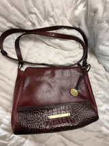 Brahmin Leather Crossbody Bag with Croc Embossing - Image 1