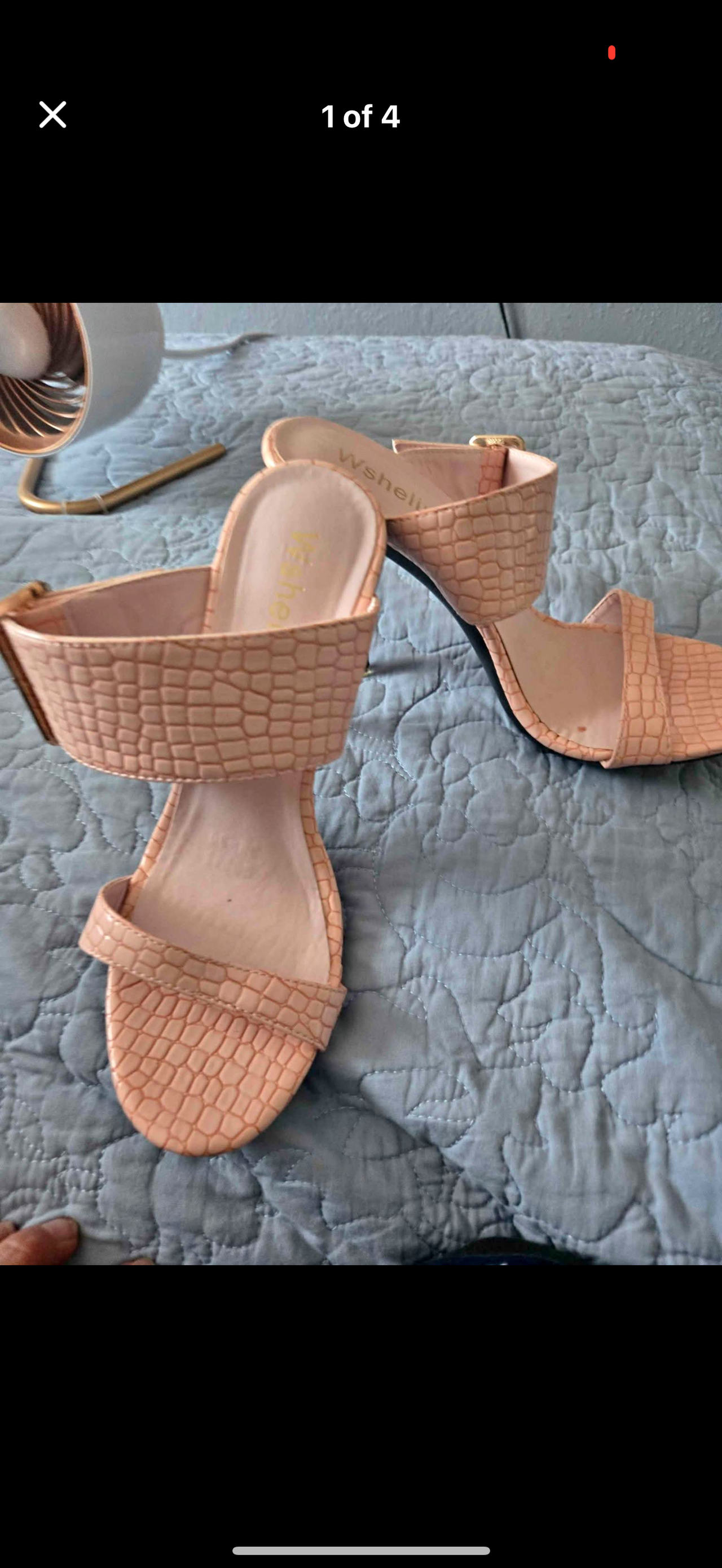 Women's pink Heel Sandals