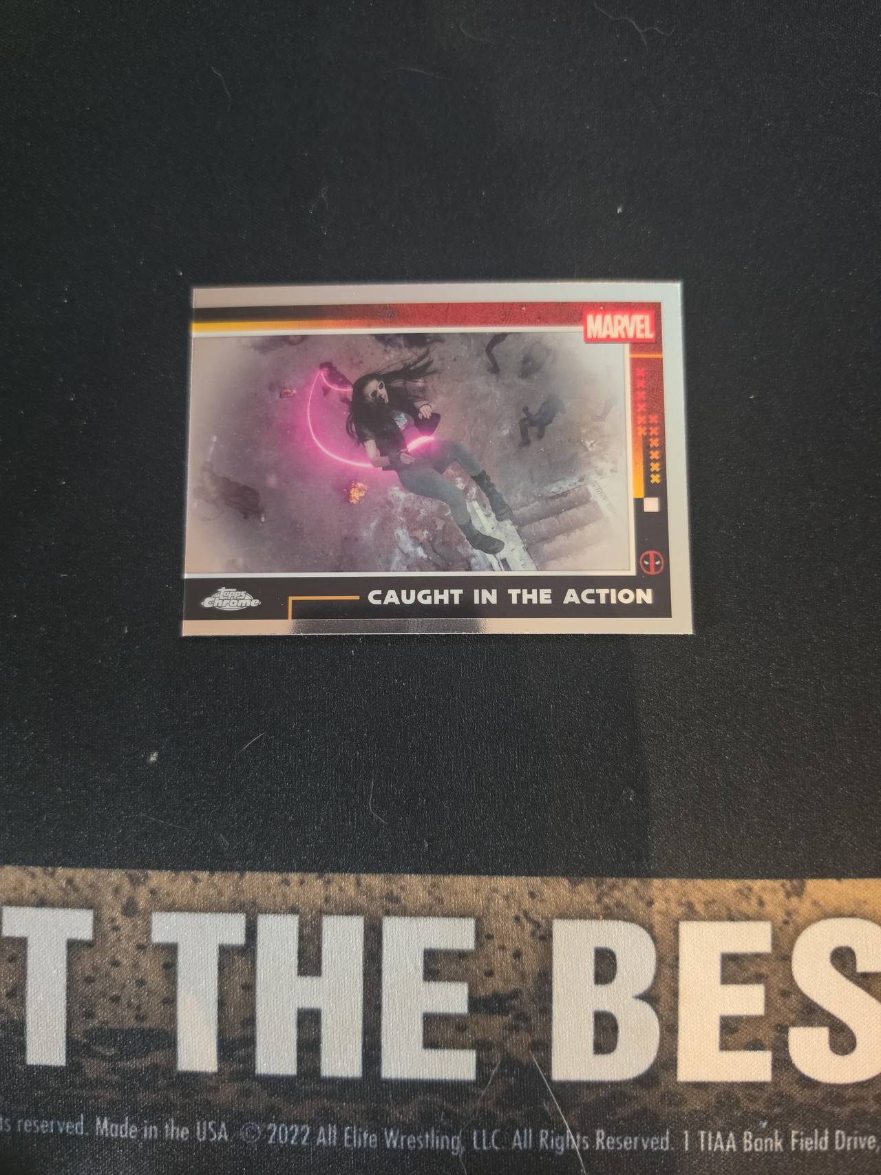2024 Topps Chrome Marvel Caught in the Action Psylocke CIA-10