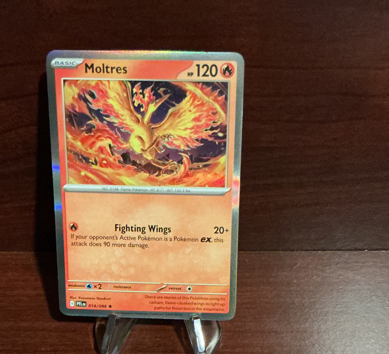 Pokémon TCG Moltres 014/094 Pokémon 151 Japanese Holo Rare