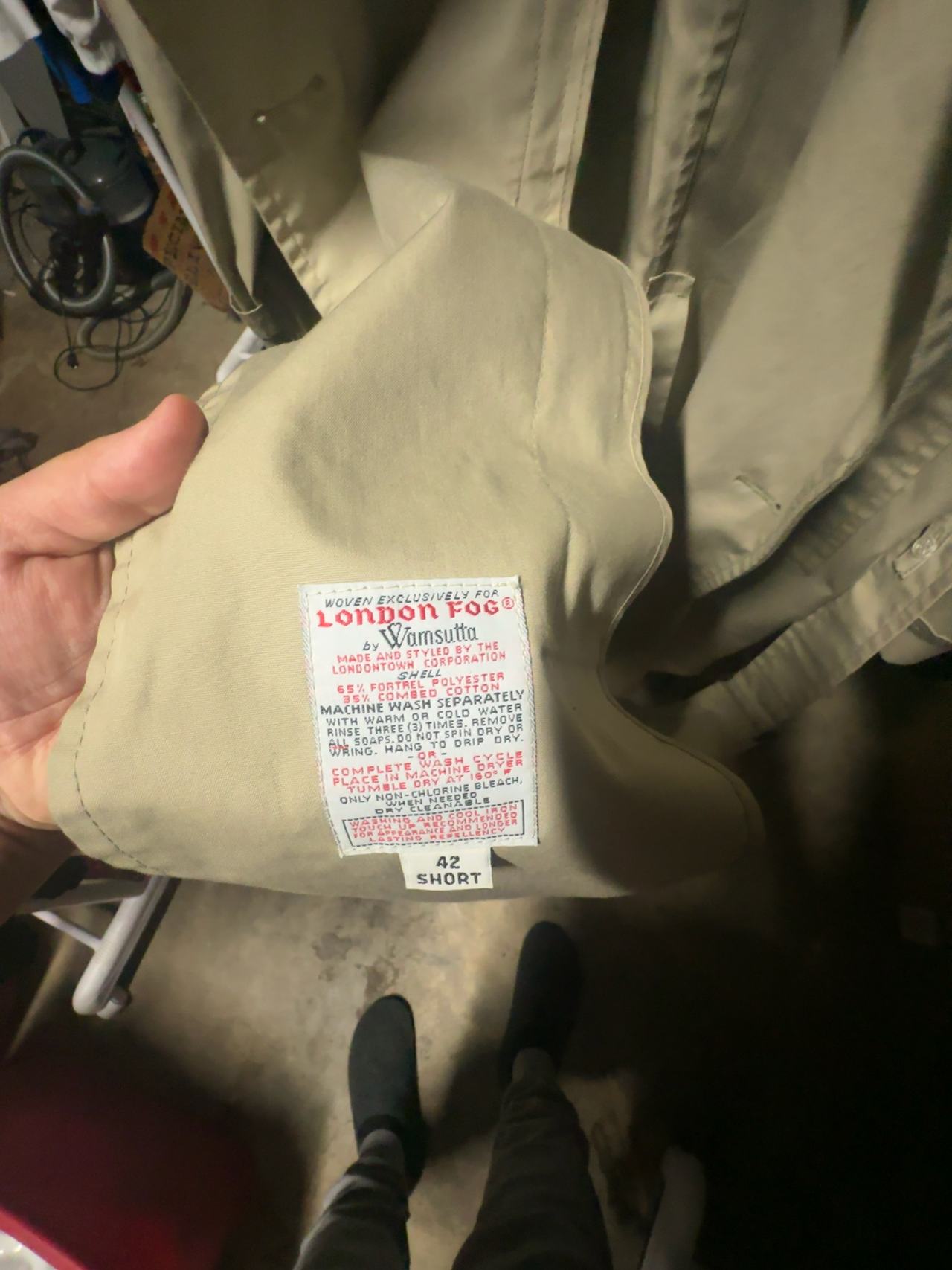 London Fog Khaki Trench Coat